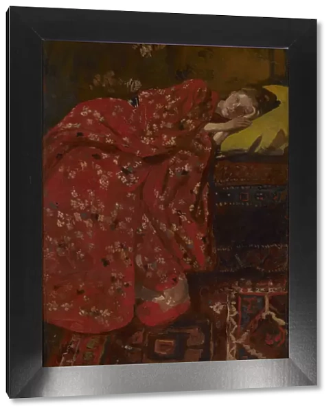 Girl in a Red Kimono (Geesje Kwak), c. 1895
