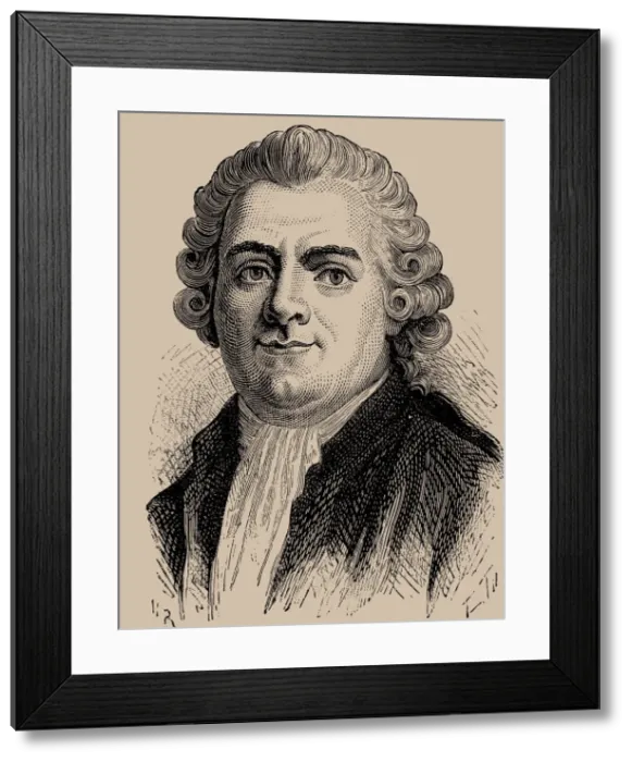 Framed Print : Guy-Jean-Baptiste Target (1733-1806), 1889 Framed Print : Guy-Jean-Baptiste Target (1733-1806), 1889