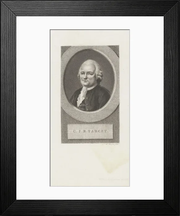 Framed Print : Guy-Jean-Baptiste Target (1733-1806), 1790s Framed Print : Guy-Jean-Baptiste Target (1733-1806), 1790s