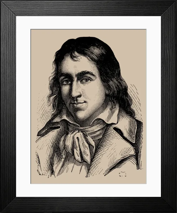 Framed Print : Jacques-Rene Hebert (1757-1794), 1889 Framed Print : Jacques-Rene Hebert (1757-1794), 1889