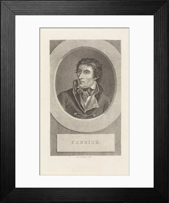 Framed Print : Jean-Baptiste Carrier (1756-1794), 1805 Framed Print : Jean-Baptiste Carrier (1756-1794), 1805