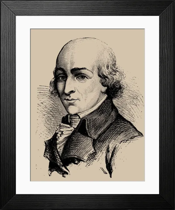 Framed Print : Jean-Baptiste Louvet de Couvray (1760-1797), 1889 Framed Print : Jean-Baptiste Louvet de Couvray (1760-1797), 1889