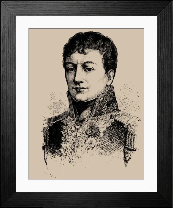 Framed Print : Jean-Baptiste Raymond de Lacrosse (1760-1829), 1889 Framed Print : Jean-Baptiste Raymond de Lacrosse (1760-1829), 1889