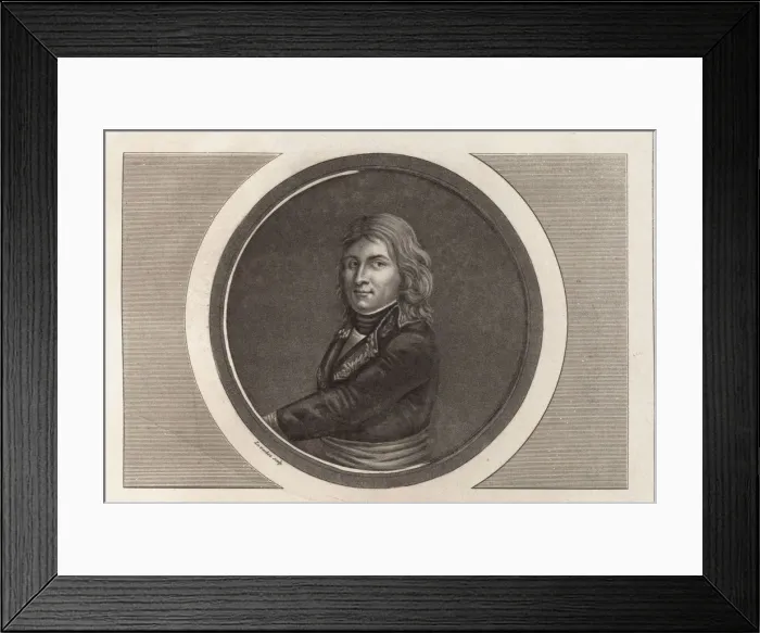 Framed Print : Jean-Etienne Championnet (1762-1800), c. 1790 Framed Print : Jean-Etienne Championnet (1762-1800), c. 1790