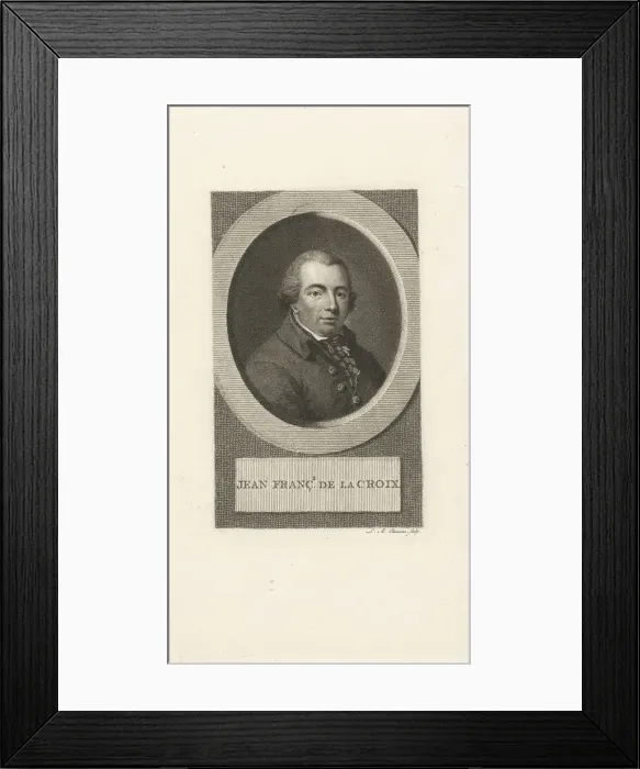 Framed Print : Jean-Francois Delacroix (1754-1794), 1790s Framed Print : Jean-Francois Delacroix (1754-1794), 1790s