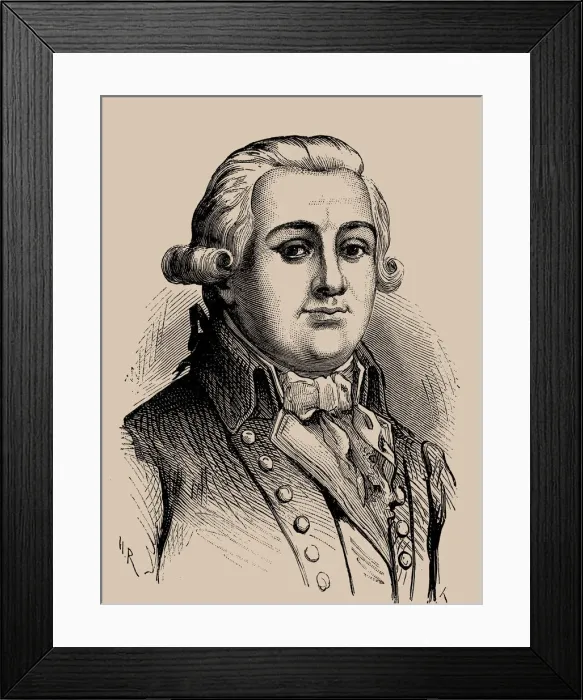 Framed Print : Jean-Francois Delacroix (1754-1794), 1889 Framed Print : Jean-Francois Delacroix (1754-1794), 1889