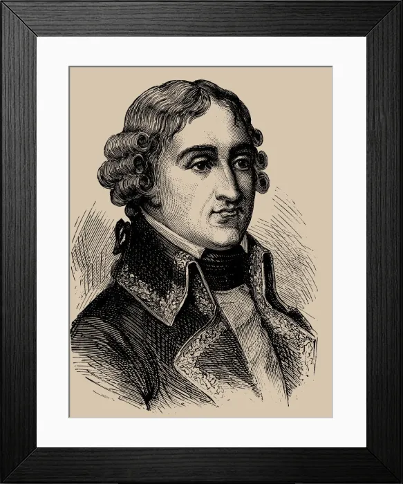 Framed Print : Jean-Jacques Regis de Cambaceres (1753-1824), 1889
