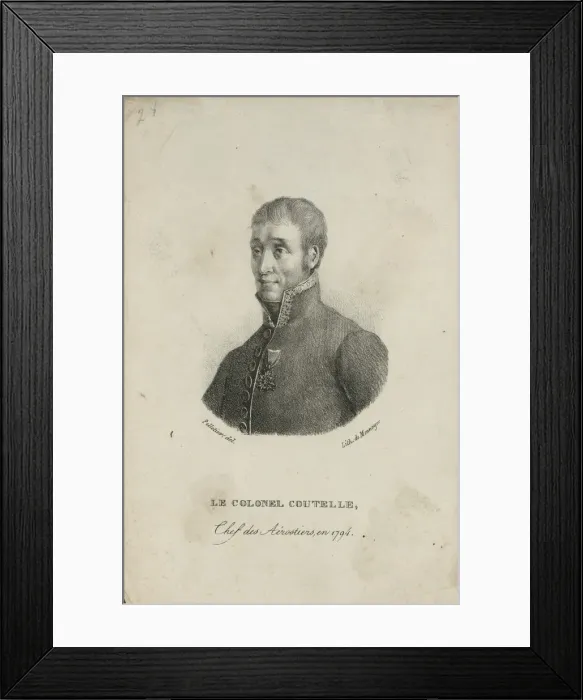 Framed Print : Jean-Marie-Joseph Coutelle (1748-1835), 1794 Framed Print : Jean-Marie-Joseph Coutelle (1748-1835), 1794