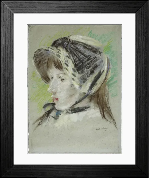 Framed Print : Jeanne Pontillon a la capeline, 1884 Framed Print : Jeanne Pontillon a la capeline, 1884