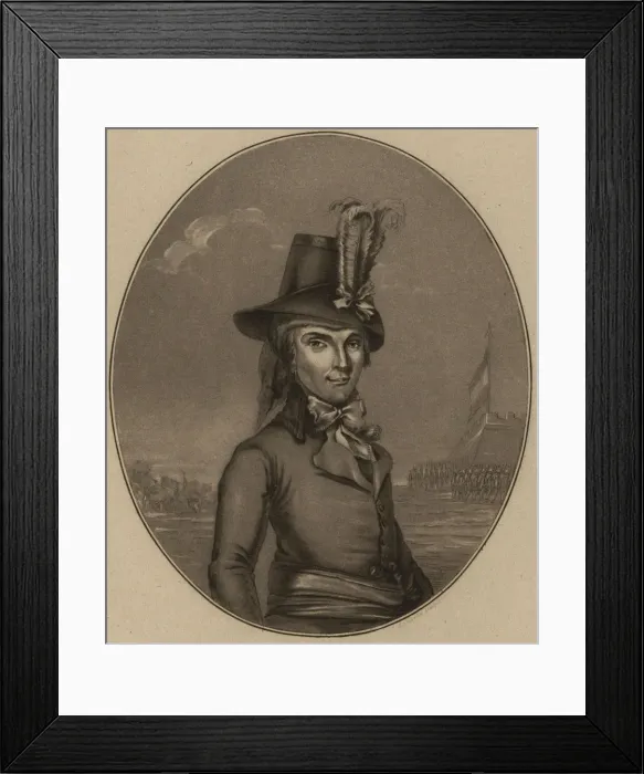 Framed Print : Jean-Nicolas Stofflet (1753-1796), 1797-1799 Framed Print : Jean-Nicolas Stofflet (1753-1796), 1797-1799