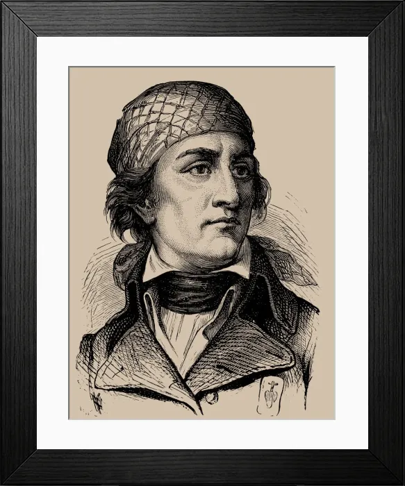 Framed Print : Jean-Nicolas Stofflet (1753-1796), 1889 Framed Print : Jean-Nicolas Stofflet (1753-1796), 1889