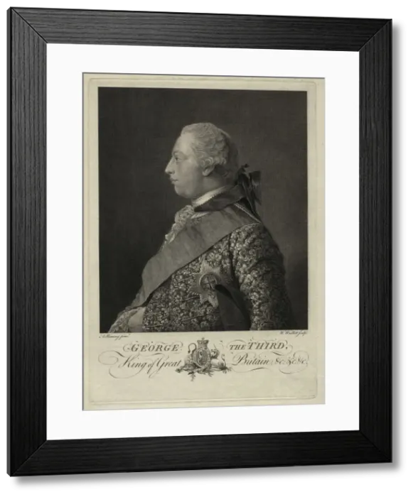 Framed Print : King George III of the United Kingdom (1738-1820) Framed Print : King George III of the United Kingdom (1738-1820)