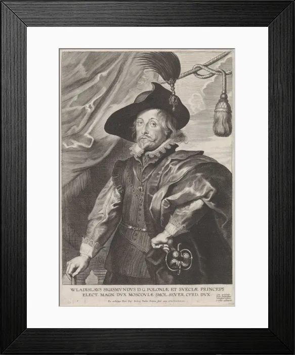 Framed Print : King Wladyslaw IV Vasa of Poland (1595-1648), 1624 Framed Print : King Wladyslaw IV Vasa of Poland (1595-1648), 1624