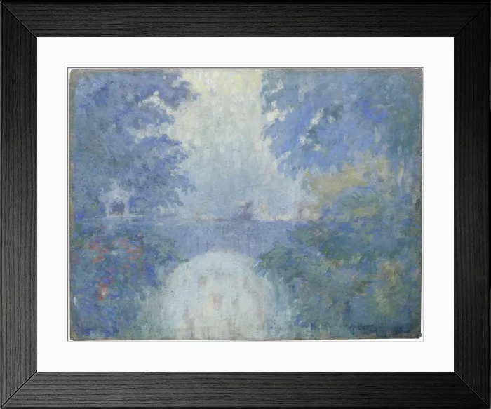Framed Print : Landscape of blue hues Framed Print : Landscape of blue hues