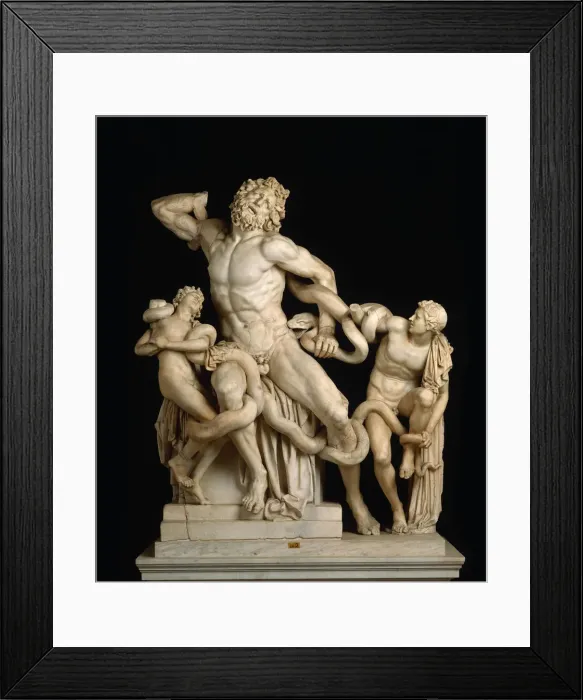 Framed Print : Laocoon and his sons (The Laocoon Group), 1st century BC Framed Print : Laocoon and his sons (The Laocoon Group), 1st century BC