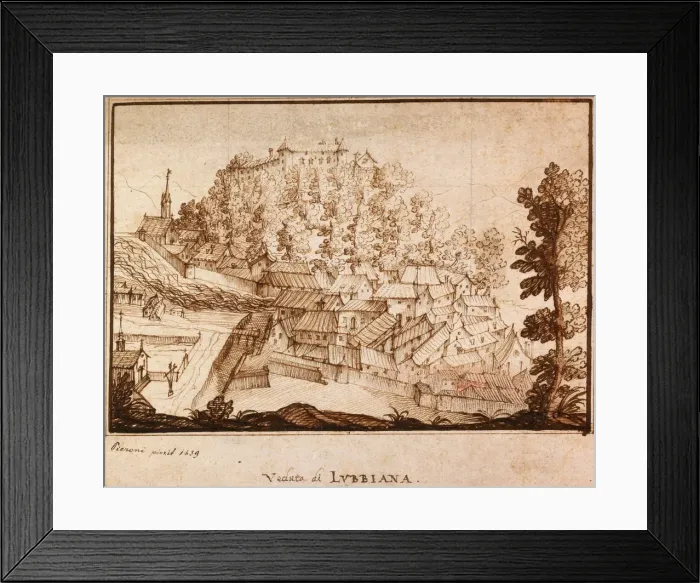 Framed Print : Ljubljana, 1639 Framed Print : Ljubljana, 1639