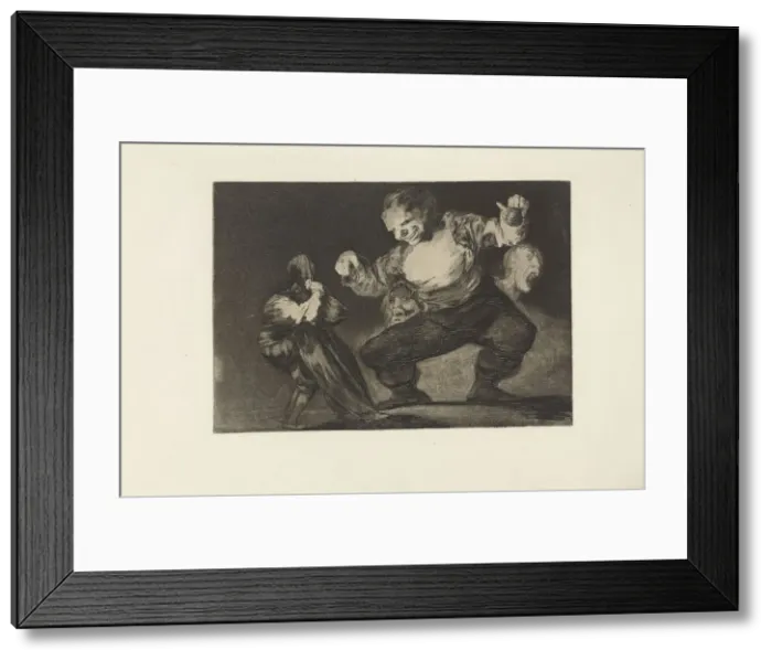 Framed Print : Los Disparates (Los Proverbios), 1815-1819 Framed Print : Los Disparates (Los Proverbios), 1815-1819