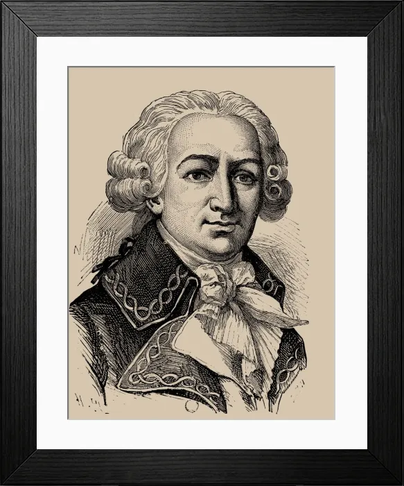 Framed Print : Louis Antoine de Bougainville (1729-1811), 1889 Framed Print : Louis Antoine de Bougainville (1729-1811), 1889