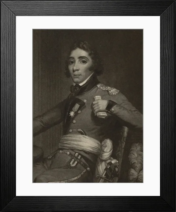 Framed Print : Marie Pierre Louis de Frotte (1766-1800), 1800 Framed Print : Marie Pierre Louis de Frotte (1766-1800), 1800