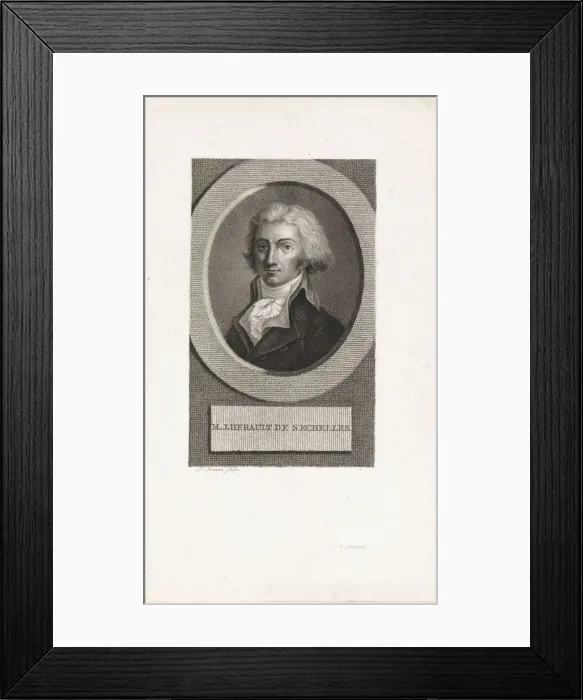 Framed Print : Marie-Jean Herault de Sechelles (1759-1794), 1803 Framed Print : Marie-Jean Herault de Sechelles (1759-1794), 1803