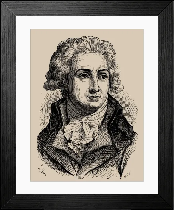 Framed Print : Marie-Jean Herault de Sechelles (1759-1794), 1889 Framed Print : Marie-Jean Herault de Sechelles (1759-1794), 1889