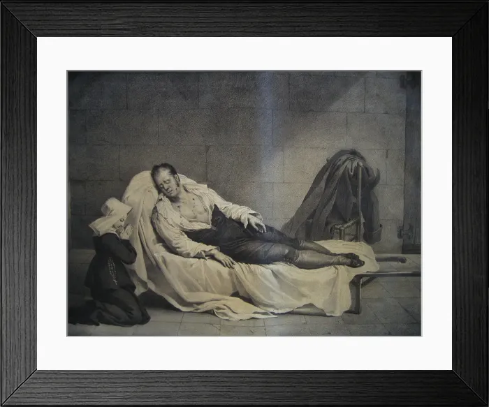 Framed Print : Marshal Michel Ney (1769-1815) at the Hospice de la Maternité Framed Print : Marshal Michel Ney (1769-1815) at the Hospice de la Maternité