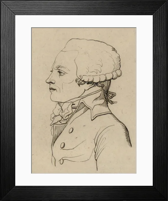 Framed Print : Maximilien de Robespierre (1758-1794), 1792 Framed Print : Maximilien de Robespierre (1758-1794), 1792