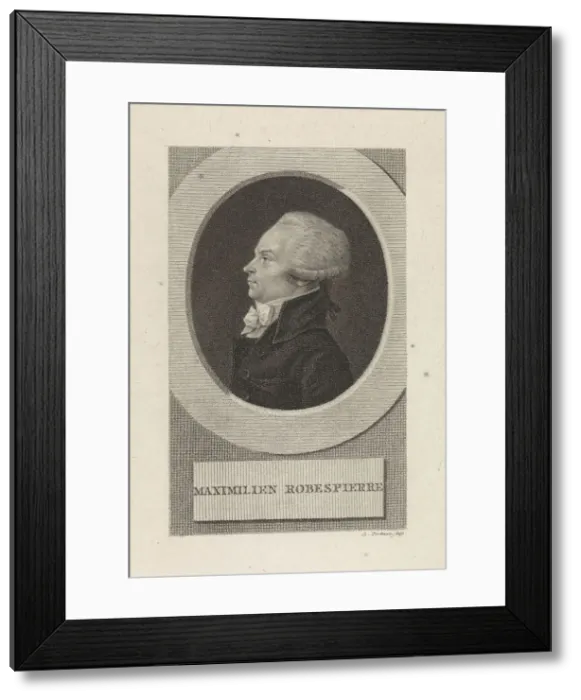 Framed Print : Maximilien de Robespierre (1758-1794), 1805 Framed Print : Maximilien de Robespierre (1758-1794), 1805