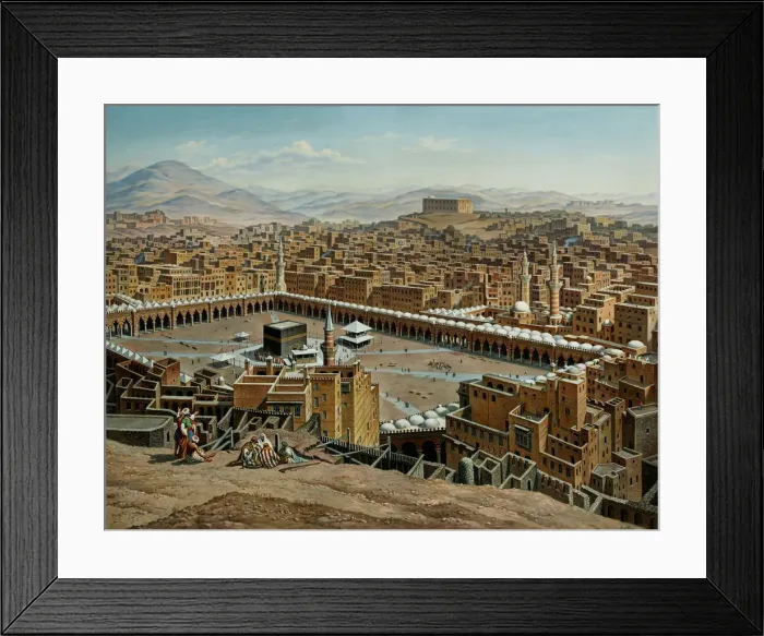 Framed Print : Mecca, 1897 Framed Print : Mecca, 1897