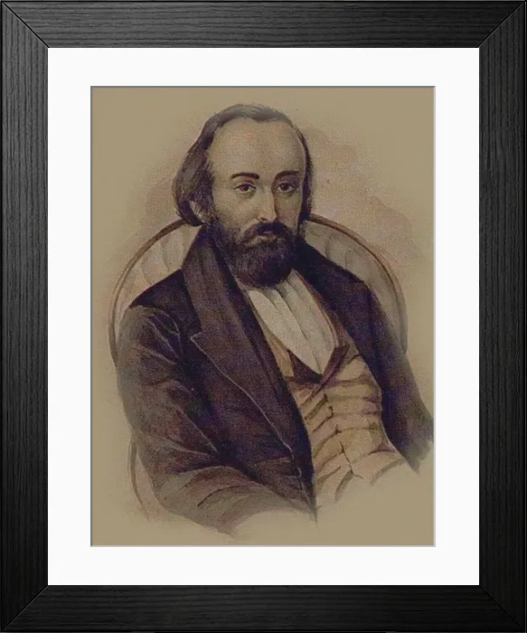 Framed Print : Mikhail Vasilyevich Butashevich-Petrashevsky (1821-1866), 1840s Framed Print : Mikhail Vasilyevich Butashevich-Petrashevsky (1821-1866), 1840s