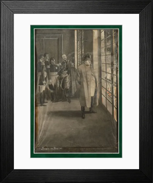 Framed Print : Napoleon and his staff in the Kremlin before the burning Moscow Framed Print : Napoleon and his staff in the Kremlin before the burning Moscow