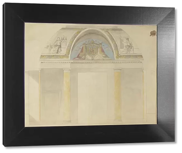 Study for the decoration of the throne at the Palais des Tuileries, 1806