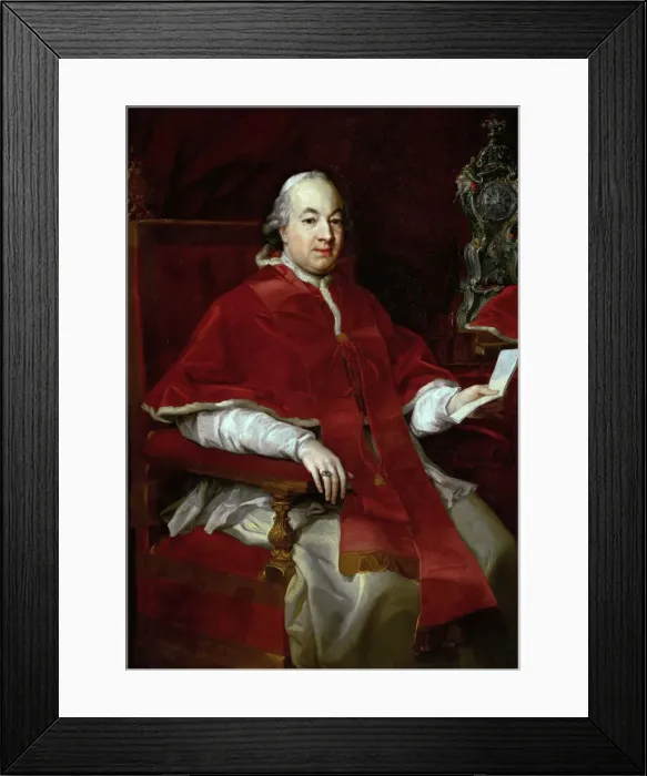 Framed Print : Portrait of the Pope Pius VI (1717-1799), 1776 Framed Print : Portrait of the Pope Pius VI (1717-1799), 1776