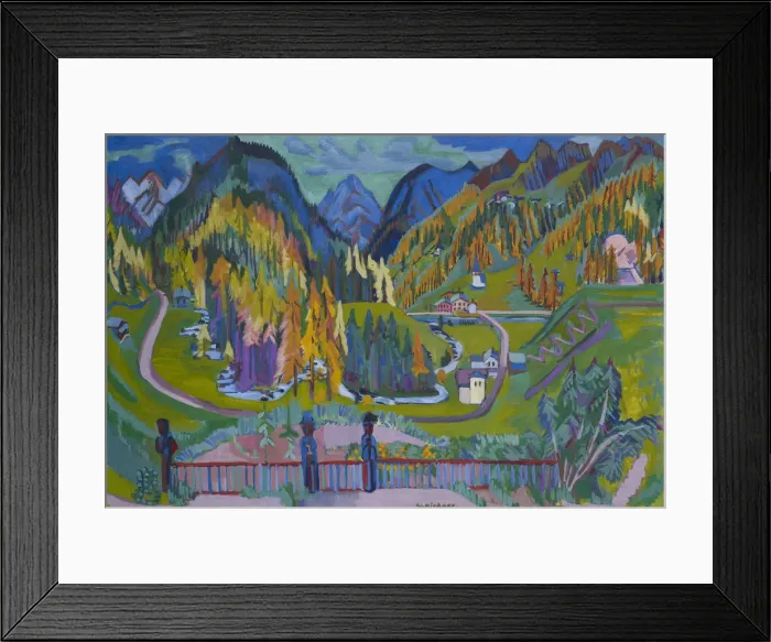 Framed Print : Sertig Valley in Autumn, 1925-1926 Framed Print : Sertig Valley in Autumn, 1925-1926