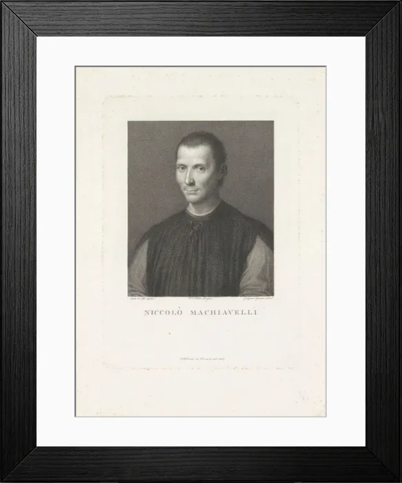 Framed Print : Niccolo Machiavelli (1469-1527) Framed Print : Niccolo Machiavelli (1469-1527)