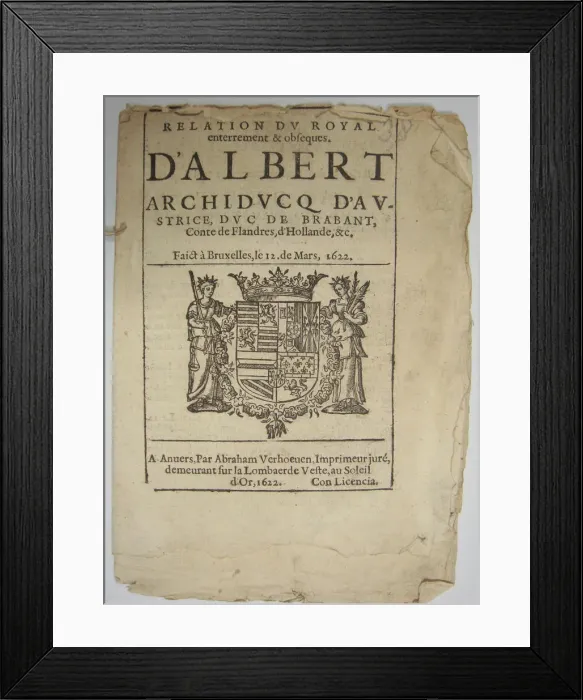 Framed Print : Nieuwe Tijdingen (Antwerp Gazette), 1622 Framed Print : Nieuwe Tijdingen (Antwerp Gazette), 1622