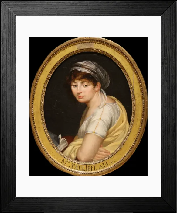 Framed Print : Portrait of Theresa Cabarrus, Madame Tallien (1773-1835), 1798 Framed Print : Portrait of Theresa Cabarrus, Madame Tallien (1773-1835), 1798