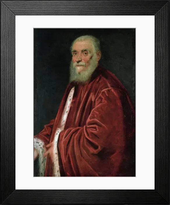 Framed Print : Portrait of the Senator Marco Grimani, c. 1580 Framed Print : Portrait of the Senator Marco Grimani, c. 1580