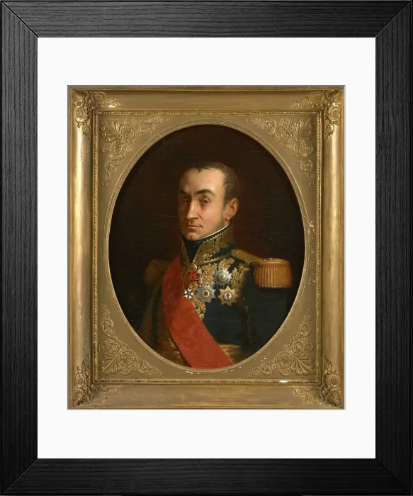 Framed Print : Nicolas-Charles Oudinot, duc de Reggio (1767-1847), 1848 Framed Print : Nicolas-Charles Oudinot, duc de Reggio (1767-1847), 1848