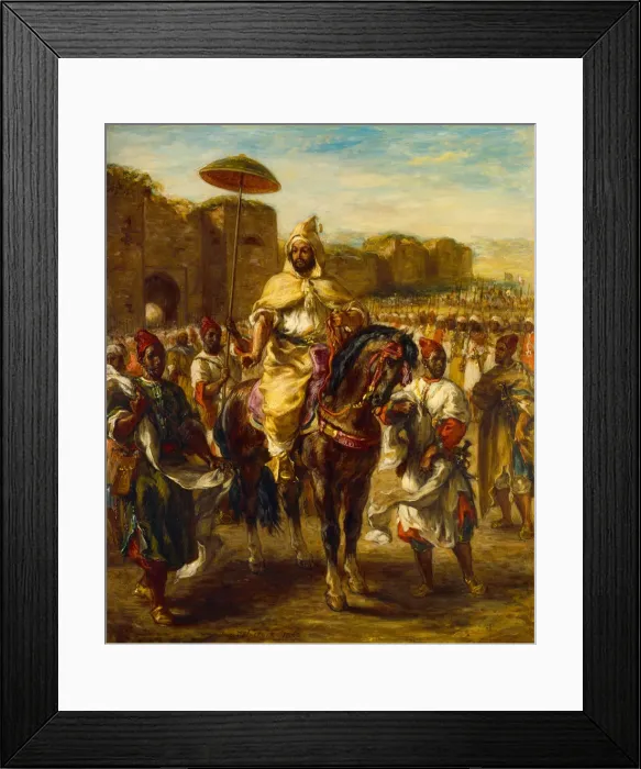Framed Print : Sultan Moulay Abd al-Rahman, 1862 Framed Print : Sultan Moulay Abd al-Rahman, 1862