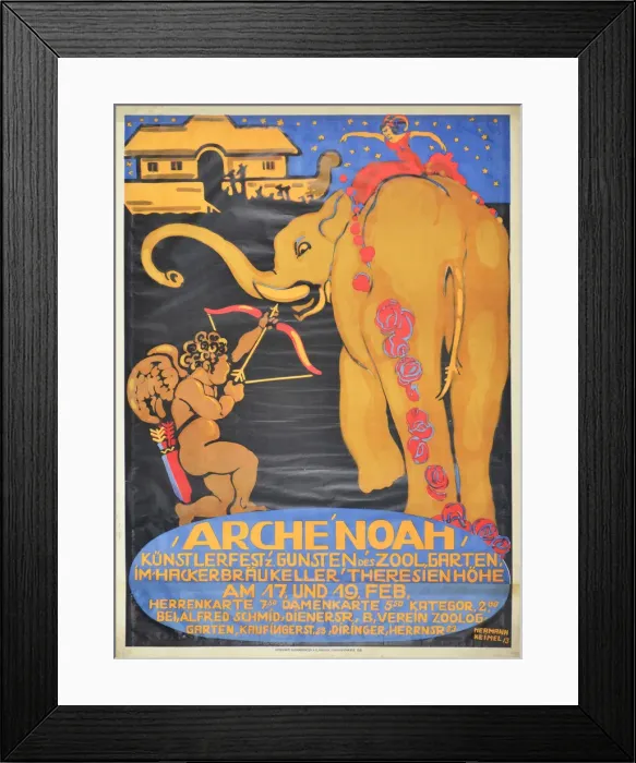 Framed Print : Noahs Ark Art Festival, 1913 Framed Print : Noahs Ark Art Festival, 1913