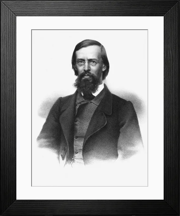 Framed Print : Portrait of the poet Apollon Maykov (1821-1897), 1860s Framed Print : Portrait of the poet Apollon Maykov (1821-1897), 1860s