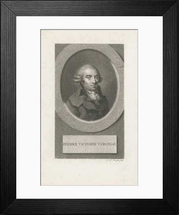 Framed Print : Pierre Victurnien Vergniaud (1753-1793), 1790s Framed Print : Pierre Victurnien Vergniaud (1753-1793), 1790s