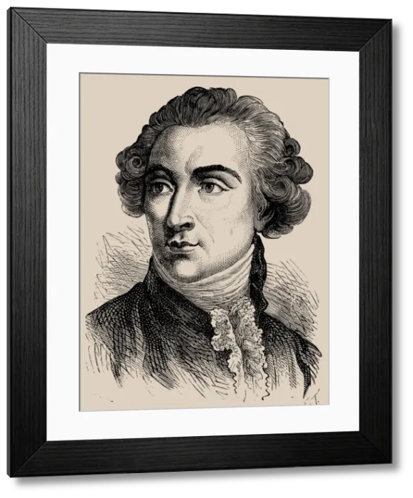 Framed Print : Pierre-Ambroise-Francois Choderlos de Laclos (1741-1803), 1889 Framed Print : Pierre-Ambroise-Francois Choderlos de Laclos (1741-1803), 1889