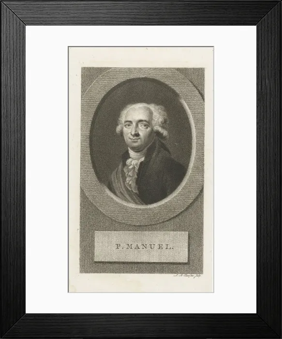 Framed Print : Pierre-Louis Manuel (1751-1793), 1790s Framed Print : Pierre-Louis Manuel (1751-1793), 1790s