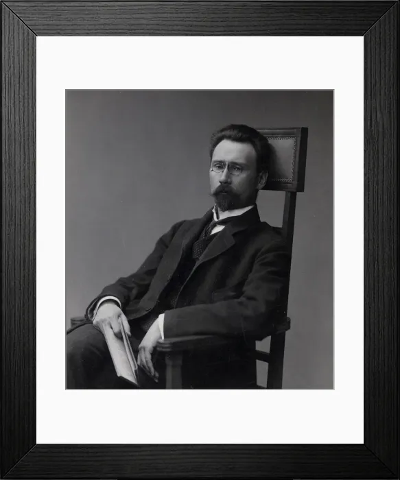 Framed Print : Portrait of Alexey Alexandrovich Bakhrushin (1865-1929), 1900s Framed Print : Portrait of Alexey Alexandrovich Bakhrushin (1865-1929), 1900s