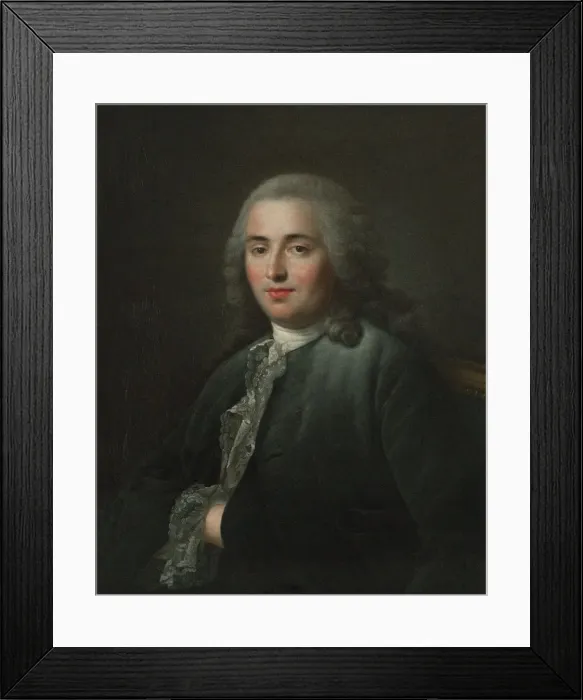 Framed Print : Portrait of Anne Robert Jacques Turgot, baron de l Aulne (1727-1781), End of 1770s Framed Print : Portrait of Anne Robert Jacques Turgot, baron de l Aulne (1727-1781), End of 1770s