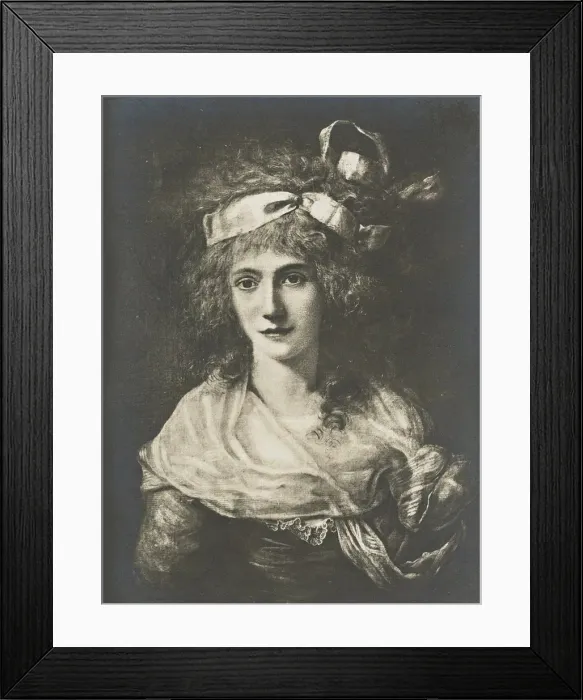 Framed Print : Portrait of Anne-Josephe Theroigne de Mericourt (1762-1817), 1788 Framed Print : Portrait of Anne-Josephe Theroigne de Mericourt (1762-1817), 1788