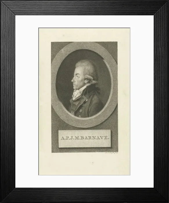 Framed Print : Portrait of Antoine-Pierre-Joseph-Marie Barnave (1761-1793), 1790s Framed Print : Portrait of Antoine-Pierre-Joseph-Marie Barnave (1761-1793), 1790s