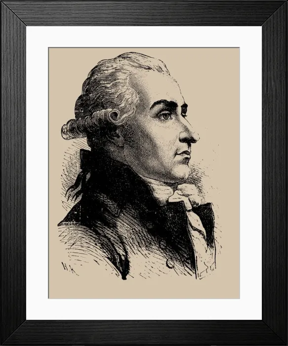 Framed Print : Portrait of Baron Pierre-Victor Malouet (1740-1814), 1889 Framed Print : Portrait of Baron Pierre-Victor Malouet (1740-1814), 1889